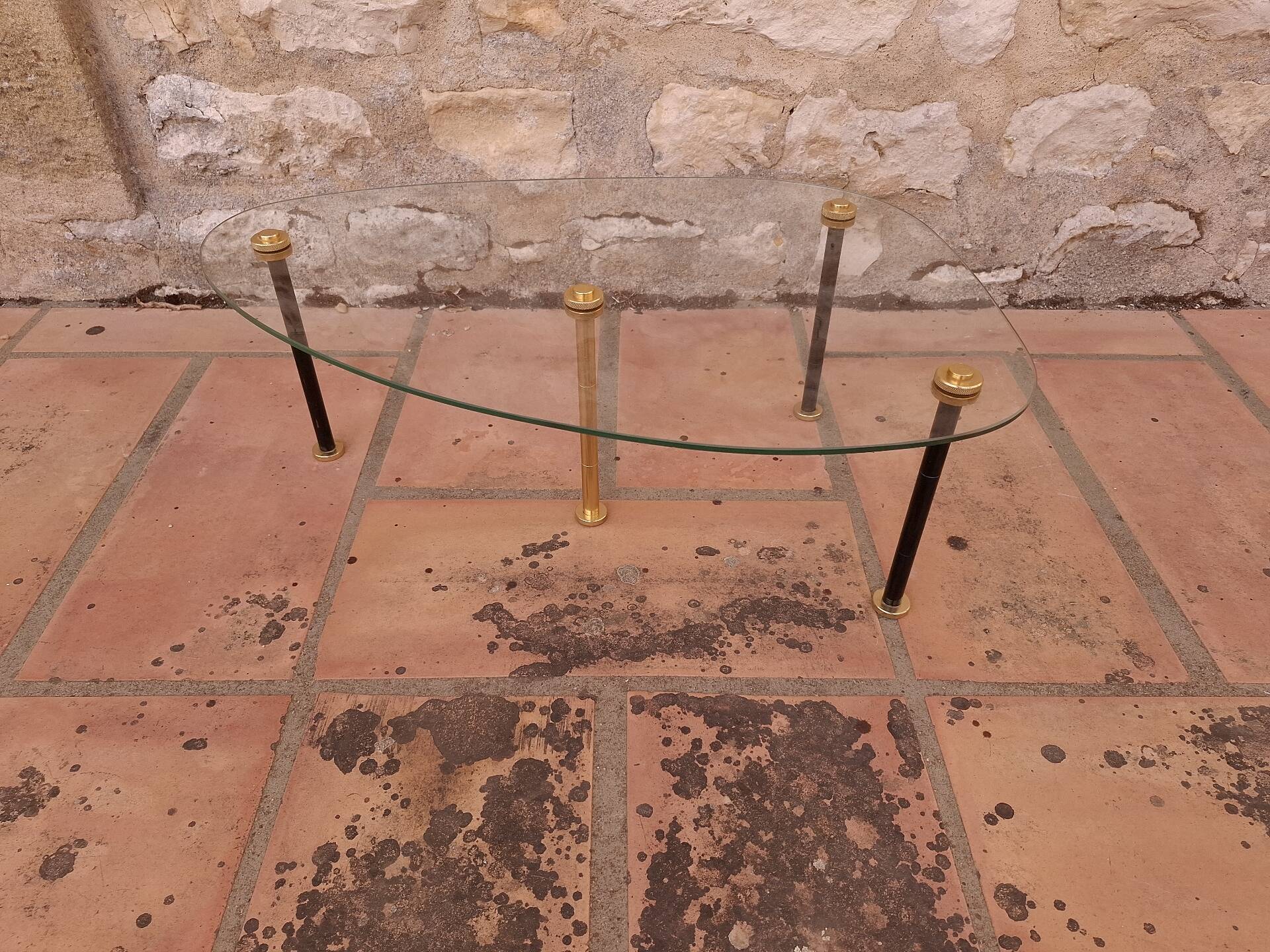 Table basse forme libre, années 1960