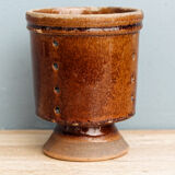 Glazed terracotta spoon