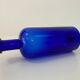 Cobalt blue glass pharmacy bottle