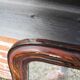 Antique Louis Philippe Mirror with Faux Macassar Frame