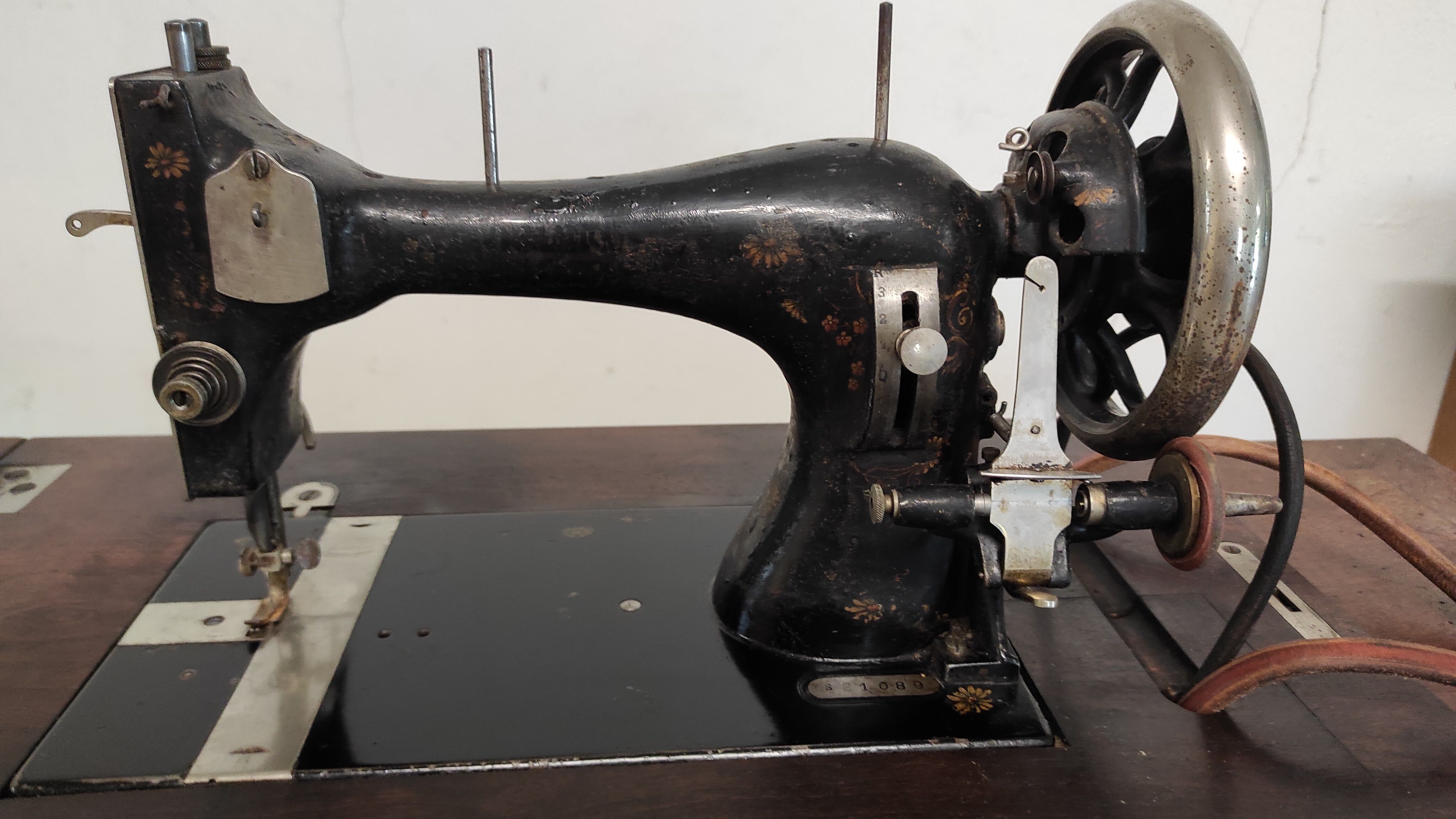 Old sewing machine