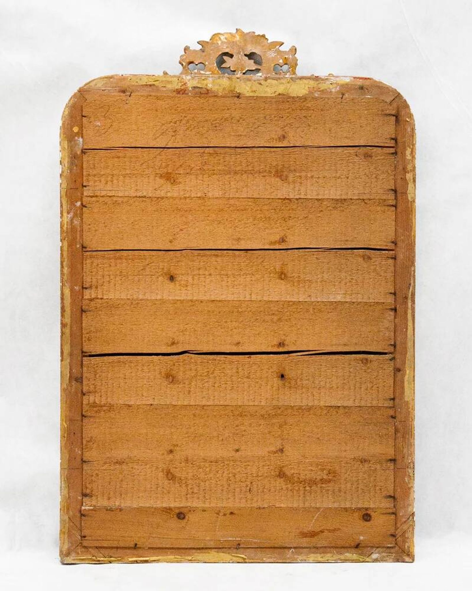 Louis-Philippe mirror from the 19th century with a ribbon trompe-l'œil frame.
