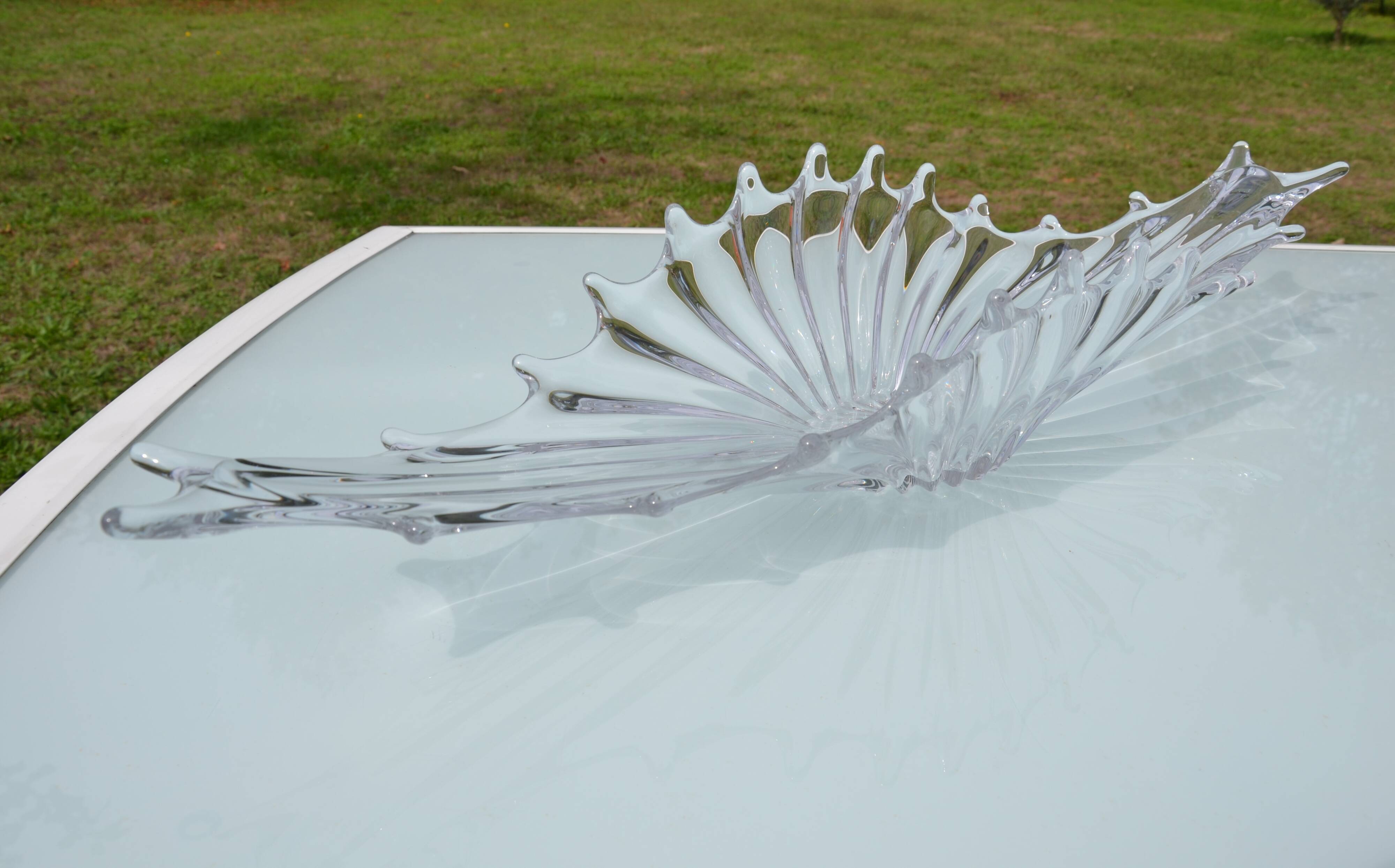 Centre de table, coupe en cristal