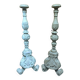 Paire de chandeliers bois