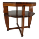 Amsterdam School coffee table – oak with veneer inlay, circa 1920