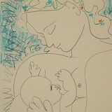 Pablo Picasso: Maternity, signed lithograph
