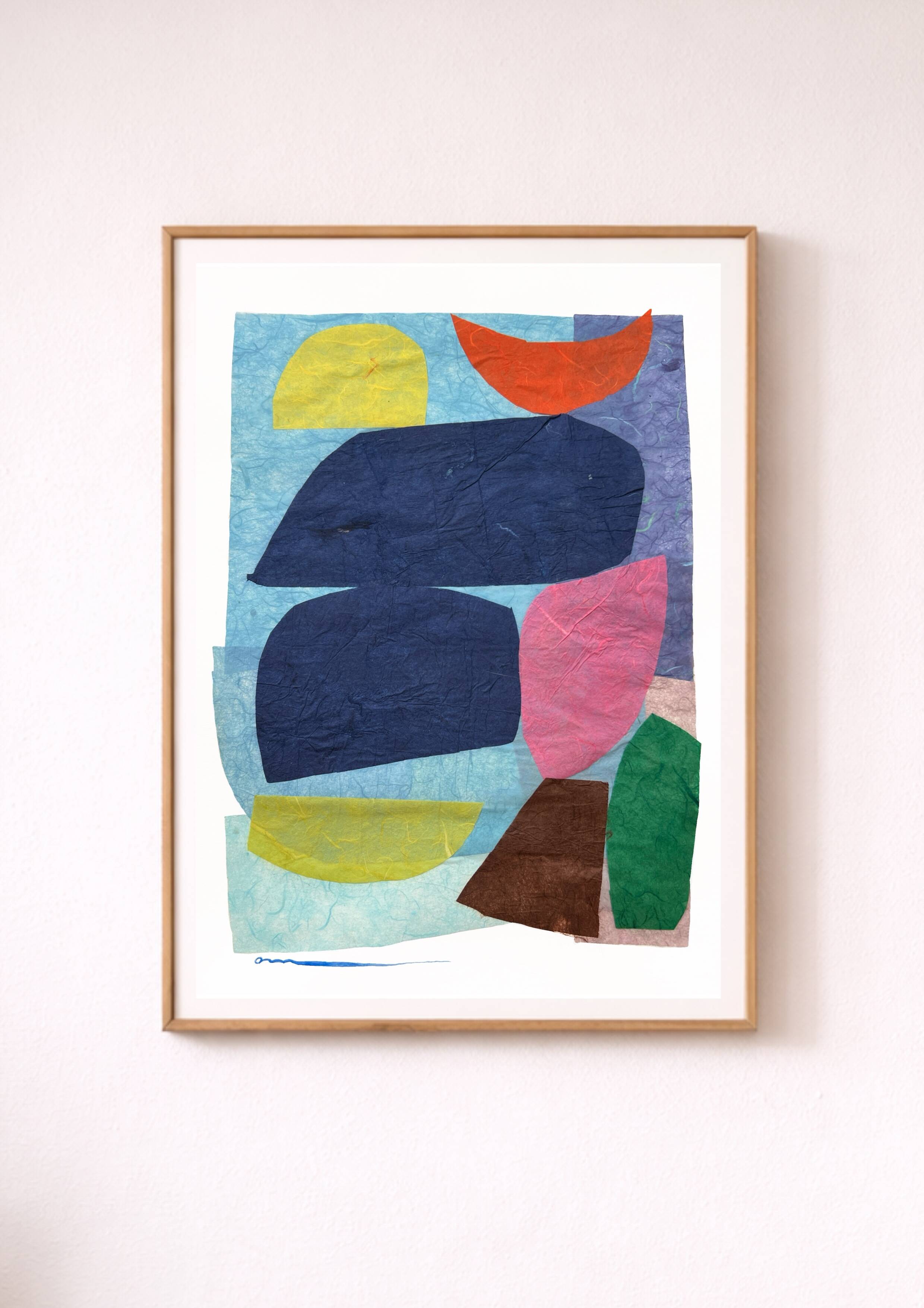 Collage on paper