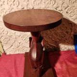 Elephant side table, Art Deco wooden accent table.