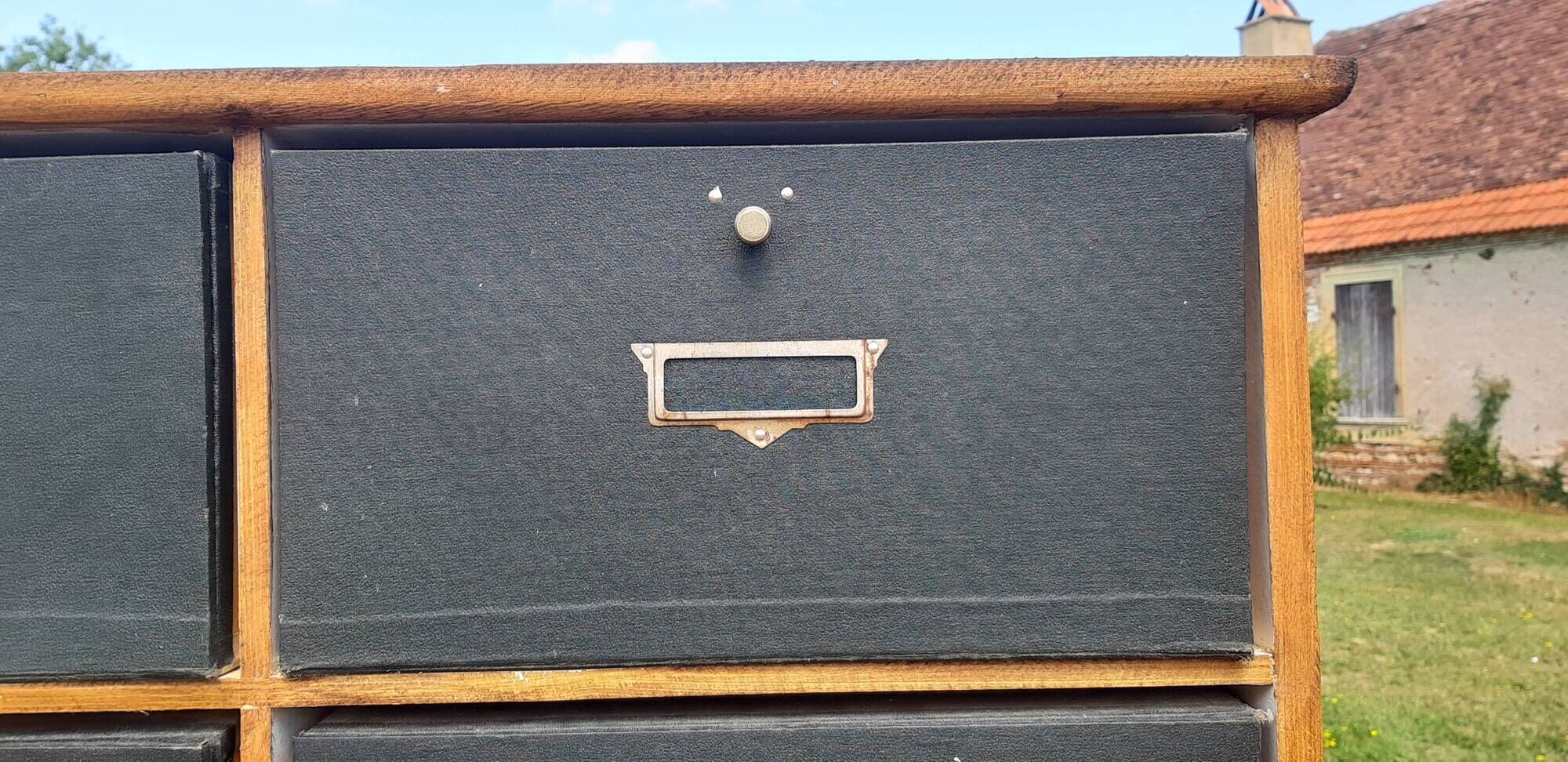 Furniture of trade bank commerce administration office notary cardboard 1930