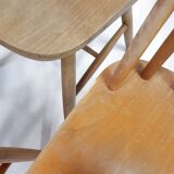 Suite of 4 vintage Scandinavian chairs 1960