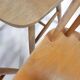 Suite de 4 chaises scandinaves vintage 1960