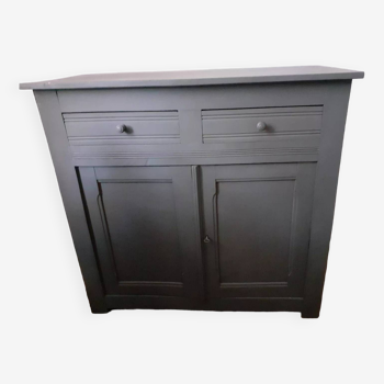 Vintage gray Parisian sideboard