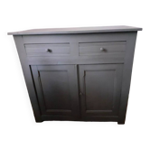 Buffet parisien vintage gris