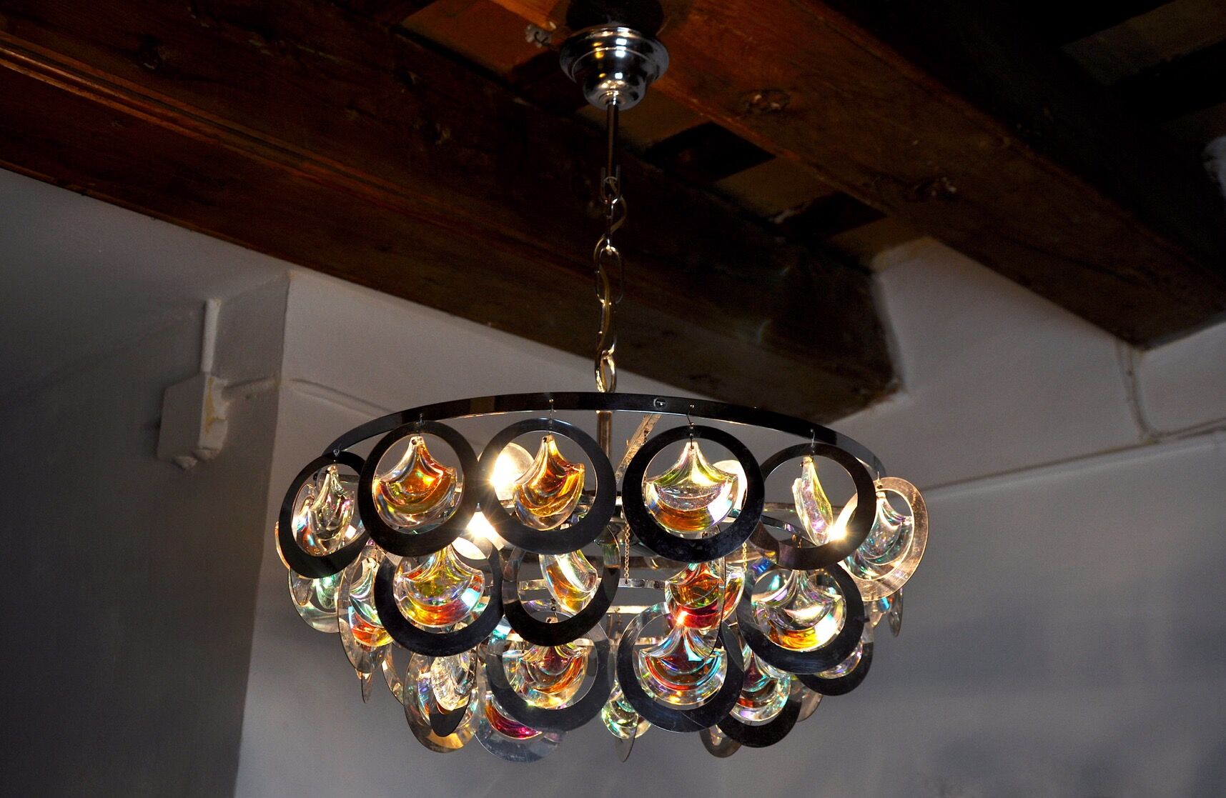 Chandelier, Murano glass, Italy 1970