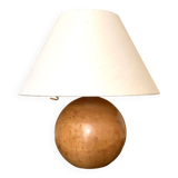 Wooden ball lamp