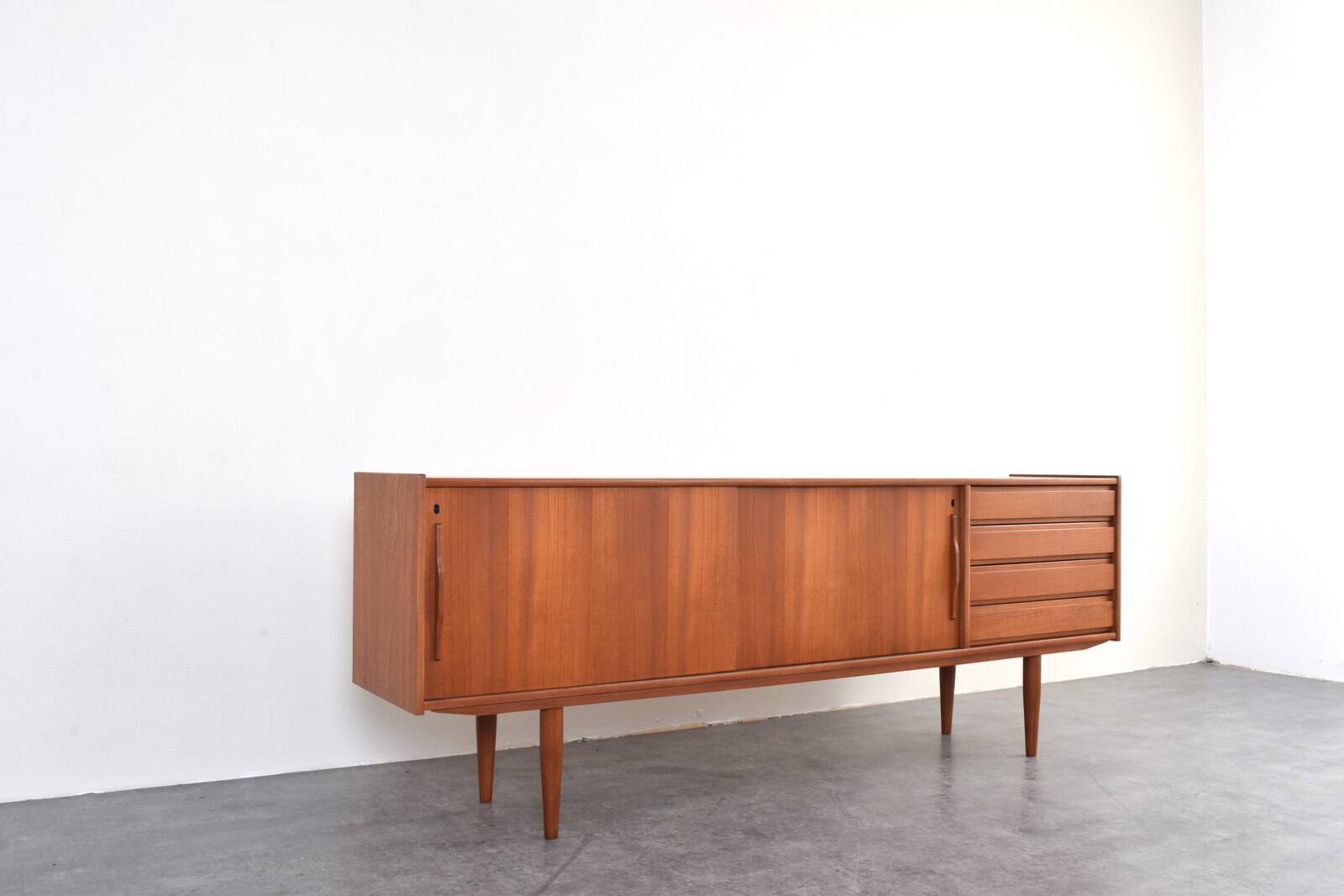 Mid-Century Danish Teak Sideboard, 1960s.