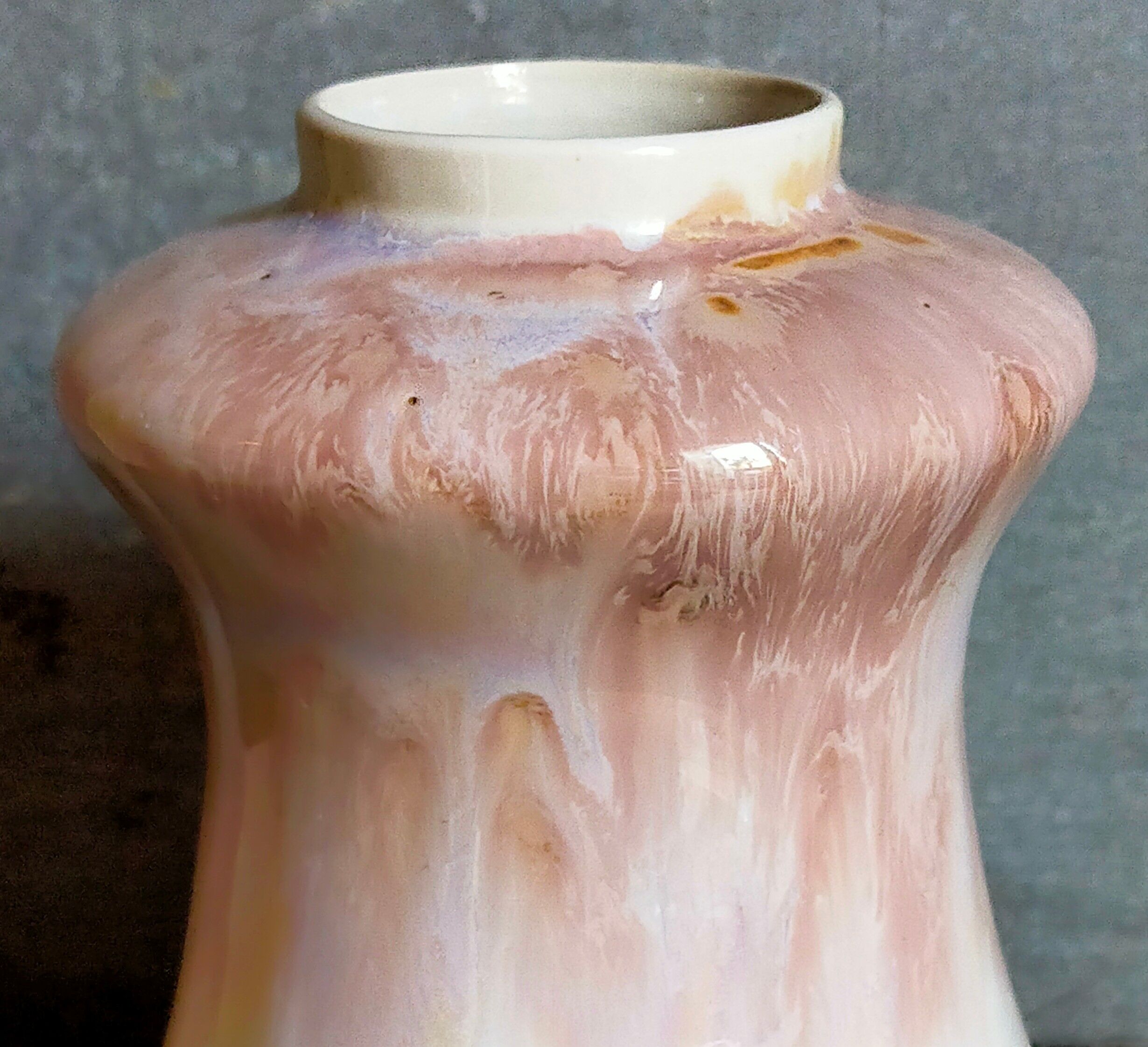 Ceramic vase of St-Uze manufacture Rodaceram 60s