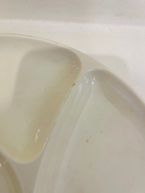 Plat apéritif en faïence – Gien, France, années 50