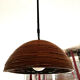 Large rattan pendant light from the 1970s.