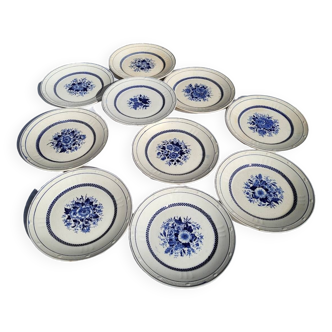 Set 10 plates and cake dish Margot Villeroy and Boch