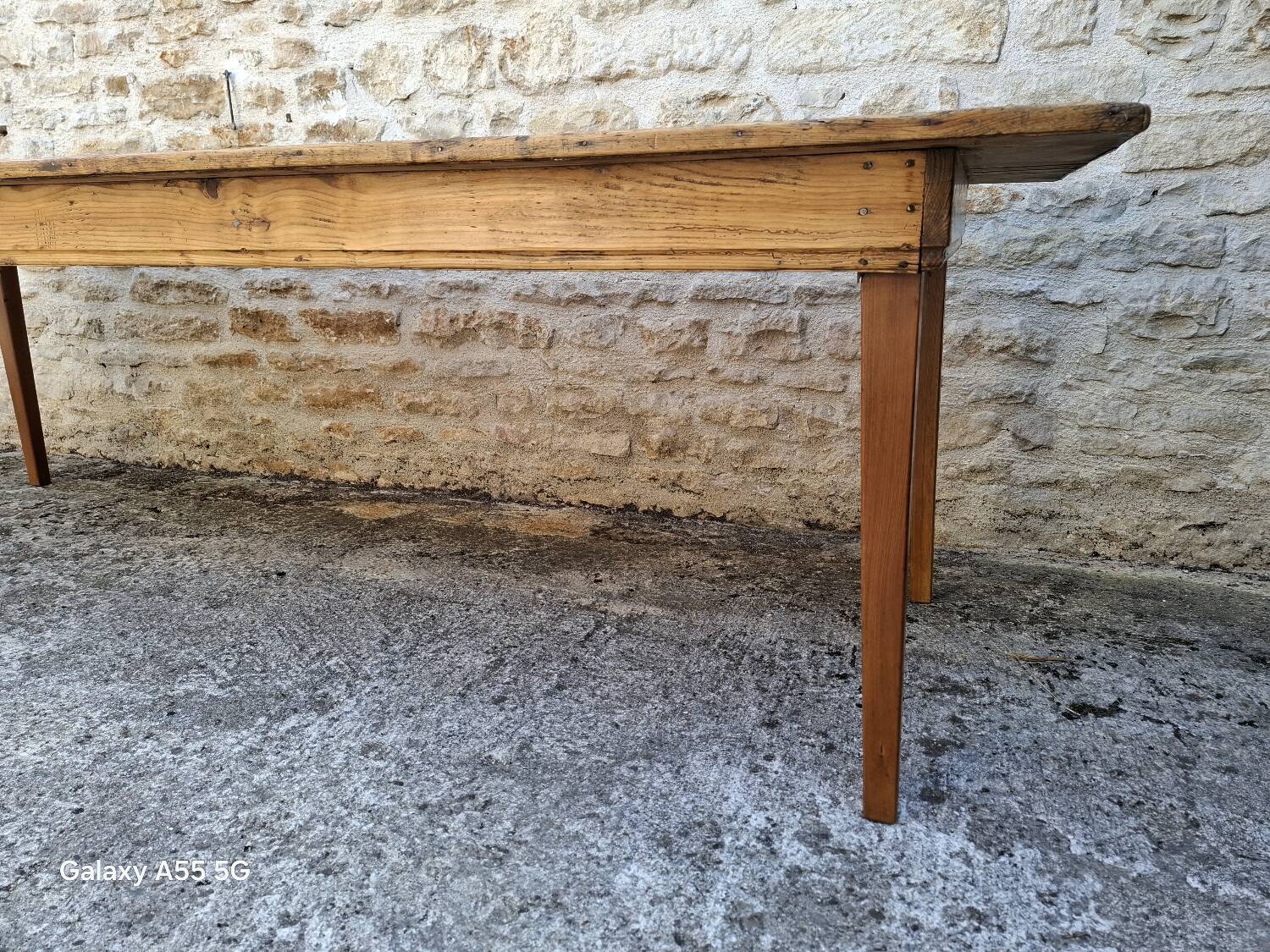 Fir farm table 251 x 85