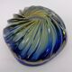 Blue Brown Sommerso Murano Glass Bowl or Ashtray by Flavio Poli, Italy, 1960s