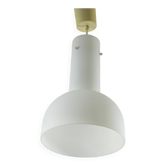 Large opaline glass pendant lamp, Limburg Lighting, 1970s