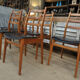 Lot de 6 ancienne chaises vintage 1960