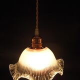 Glass hanging lamp