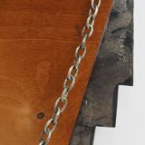 Art Deco Wall Mirror with Emiel Matthijssens Label, Belgium ca. 1920