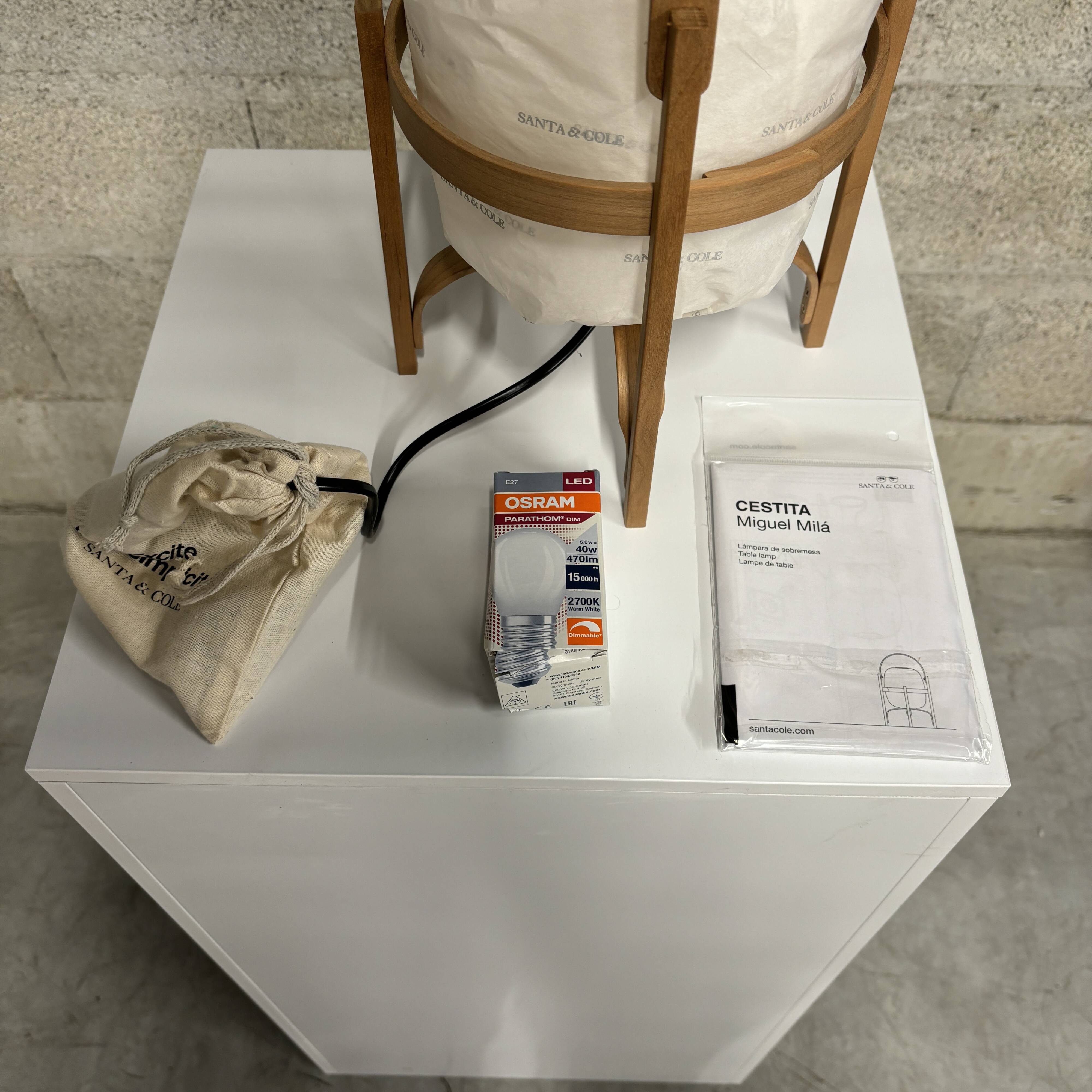 Light Cestita - Sumatran Pine - Santa & Cole