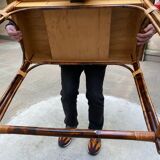 Rattan desk from the 70/80