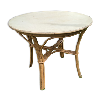 Rattan round table