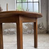 Round oak table 1950