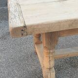 Farm table, 1 drawer, 3 metres long