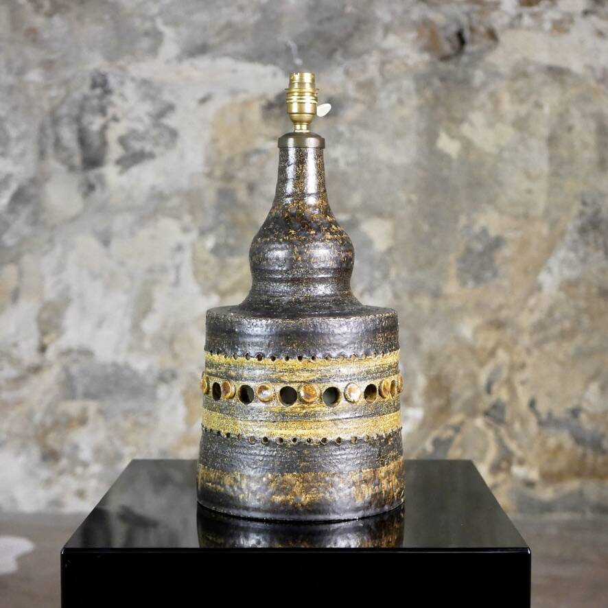 Georges Pelletier ceramic lamp, 1960s