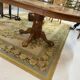 Extendable round table and 4 chairs