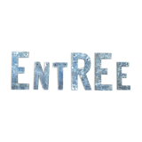 Entry into letters metal vintage