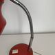 Vintage 1960s Veneta Lumi Italy desk lamp, red - 35 cm