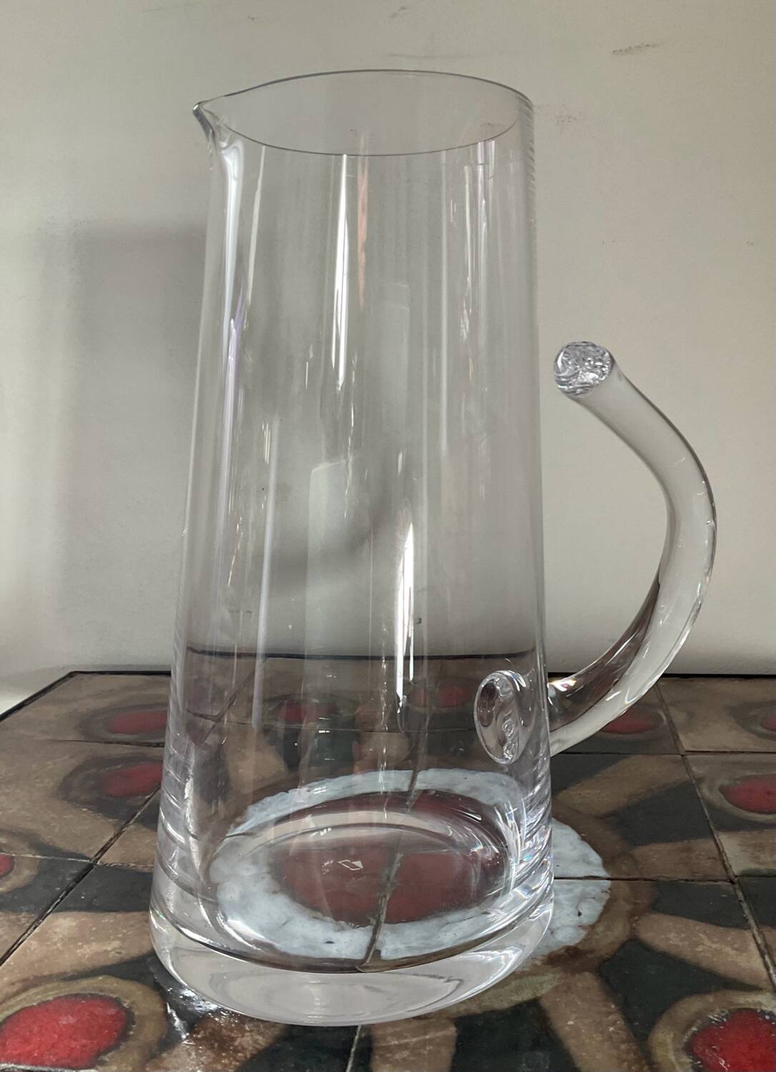 Vintage blown glass carafe