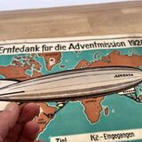 Original German airship travel poster - 1930s