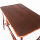 Bureau vintage en rotin et bois à tiroirs France années 1960