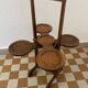Old wooden cake display