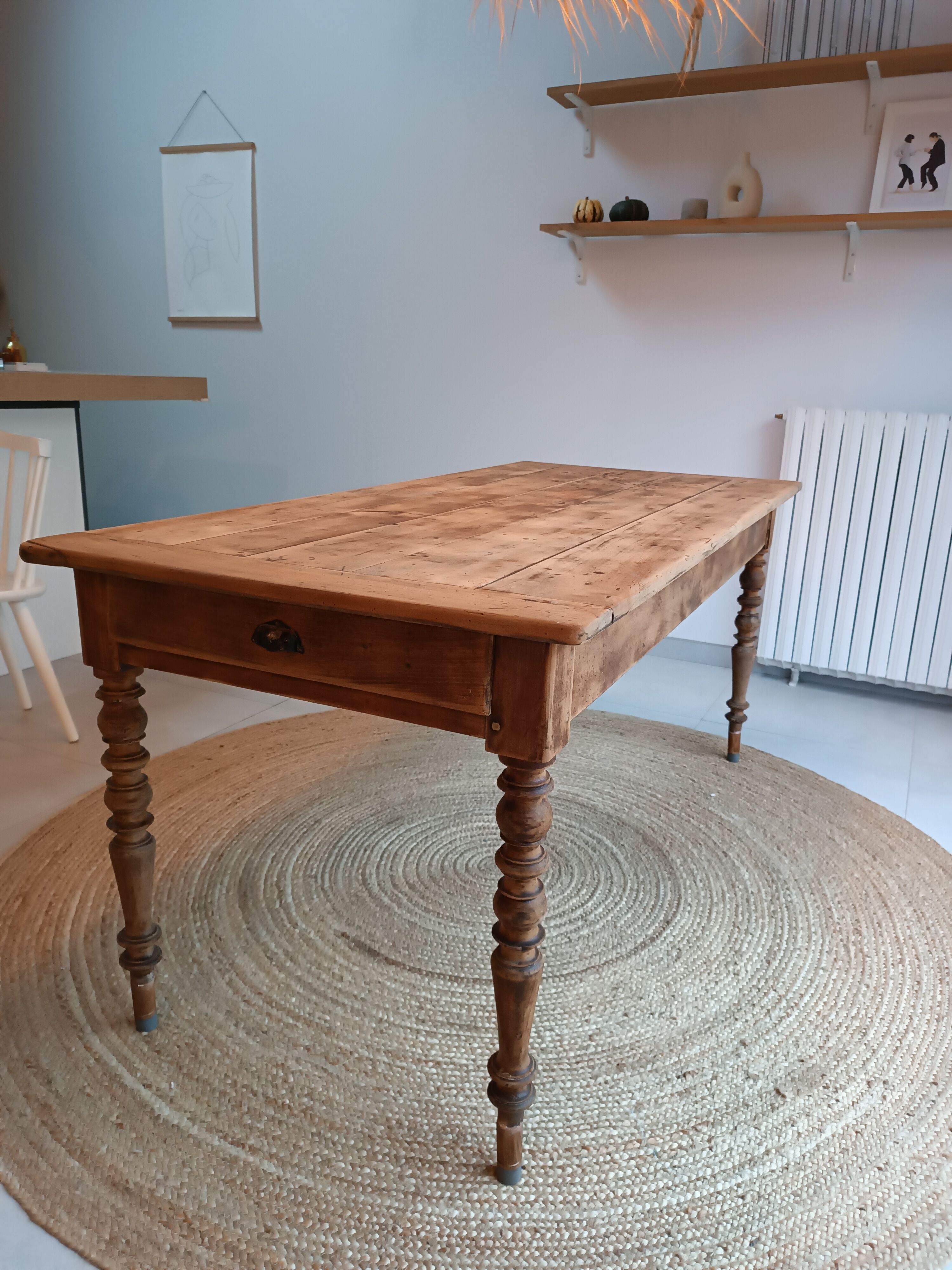 Old farmhouse table