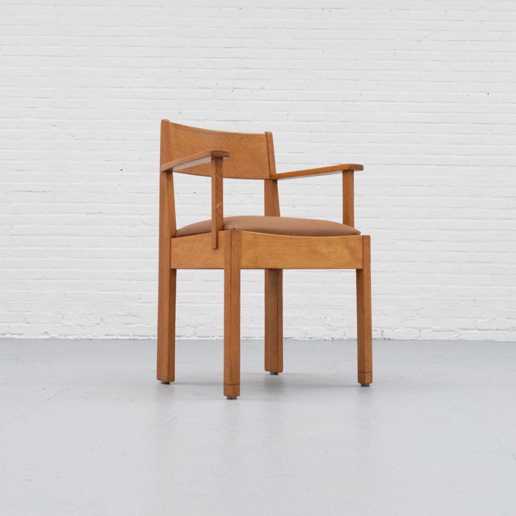 Leather Dutch Art Deco Chair