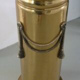 Umbrella stand in English gilded brass