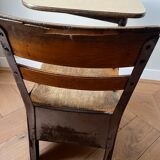 Vintage school desk from 1950