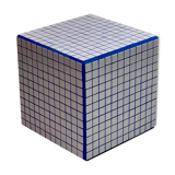 Cube end of sofa