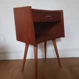 Vintage teak bedside table