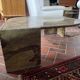 1970s marble eye-shaped coffee table